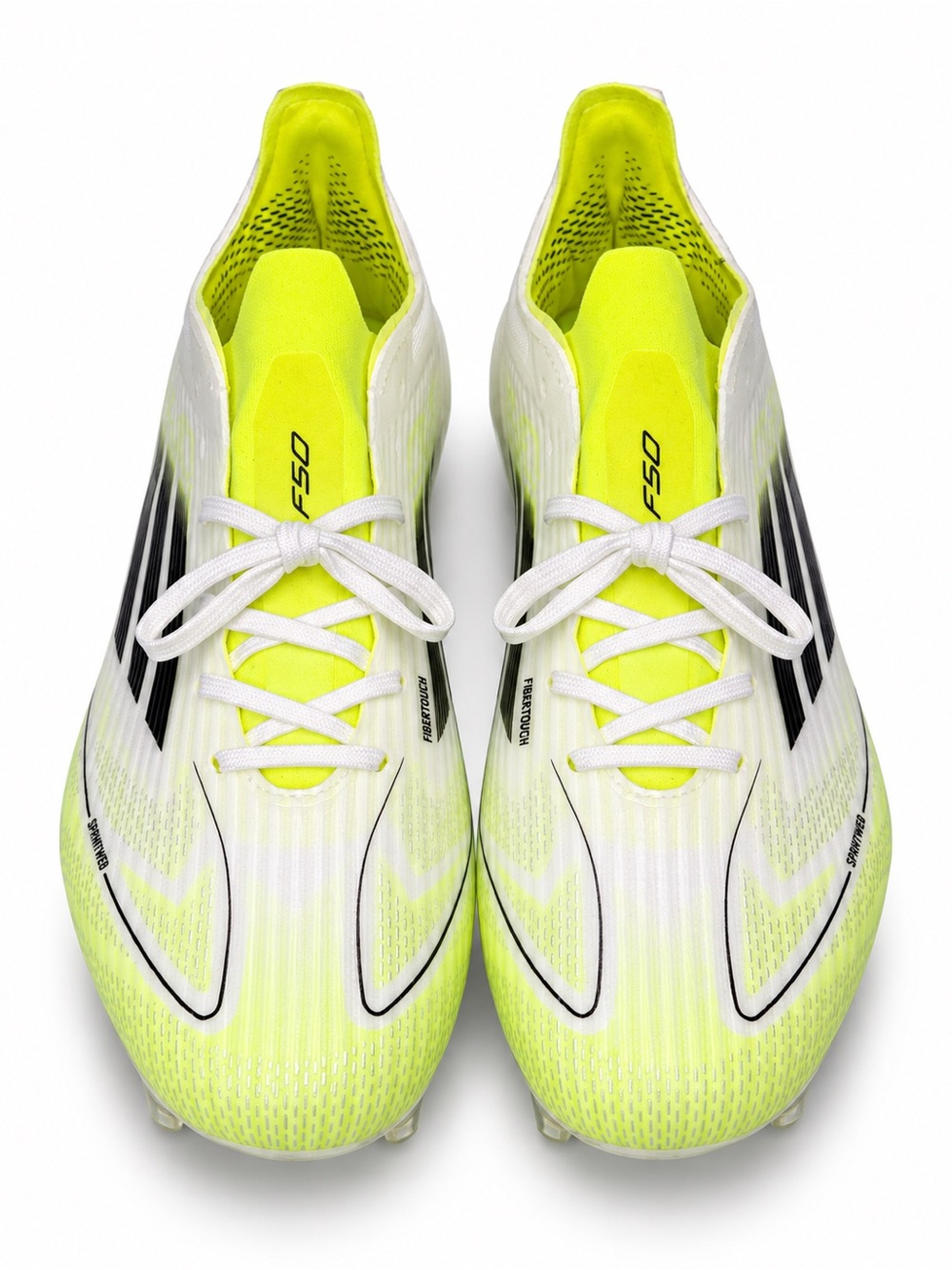 Adidas F50 Elite FG Soccer Cleats White/Solar Yellow Size 8.5 New
